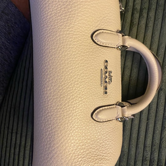Coach Ivory Leather Satchel - Picture 7 of 10